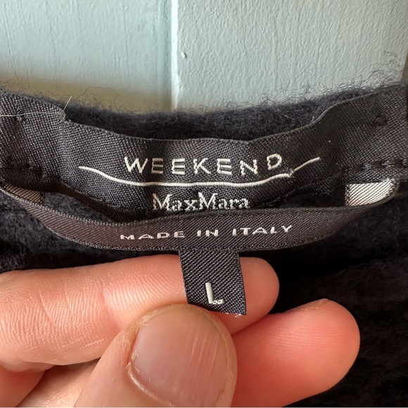 MaxMara Black Crochet Sweater - Picture 4 of 7